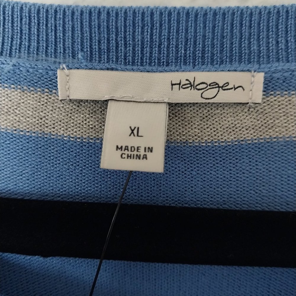 Halogen Stripe Button Down Cardigan - image 3